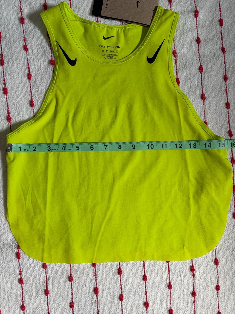 Nike AeroSwift Women's Dri-FIT ADV Cropped Running Tank Top - Picture 8 of 8